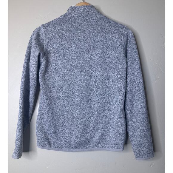 Eddie Bauer Heather Grey Full Zip Fleece Jacket Small - Picture 5 of 6